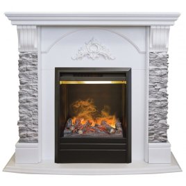 Каминокомплект RealFlame Athena GR STD/EUG/25/25&#039;5 WT с очагом 3D Olympic
