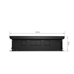 Внутрипольный конвектор Royal Thermo Atrium 110/400/1500-DG-U-BL