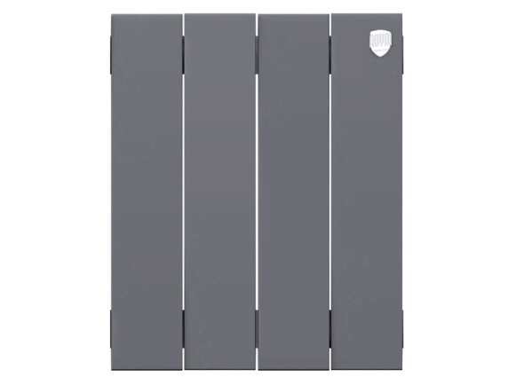 Биметаллический радиатор отопления Royal Thermo PianoForte 300 4 секции Silver Satin