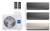 Мульти сплит-система на 3 комнаты 35+35+35 м2 Haier 2х AS12NS6ERA-B+AS12NS6ERA-G/3U70S2SR5FA Lightera Super Match с Wi-Fi модулем ESP32