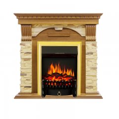Каминокомплект Royal Flame Dublin с очагом Fobos FX Brass