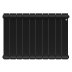Биметаллический радиатор отопления Royal Thermo Infinity 500 10 секций Noir Sable