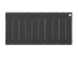 Биметаллический радиатор отопления Royal Thermo PianoForte 300 10 секций Noir Sable