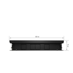 Внутрипольный конвектор Royal Thermo Atrium 75/300/2100-DG-U-BL