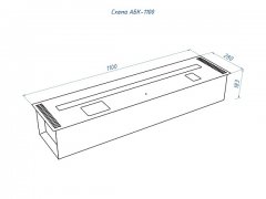 Автоматический биокамин Good Fire 1100 INOX АБК-1100 INOX