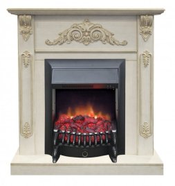 Каминокомплект RealFlame Anita STD/EUG WTG с очагом Fobos Lux Black S