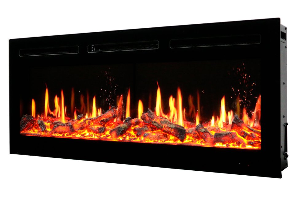 Каминокомплект Royal Flame California с очагом 5D V-ART 40 слоновая кость (Высота 860)