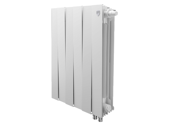 Биметаллический радиатор отопления Royal Thermo PianoForte 500 VDR80 6 секций Bianco Traffico