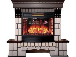 Каминокомплект Interflame Экстер темный дуб с очагом Panoramic 06 25 LED FX QZ
