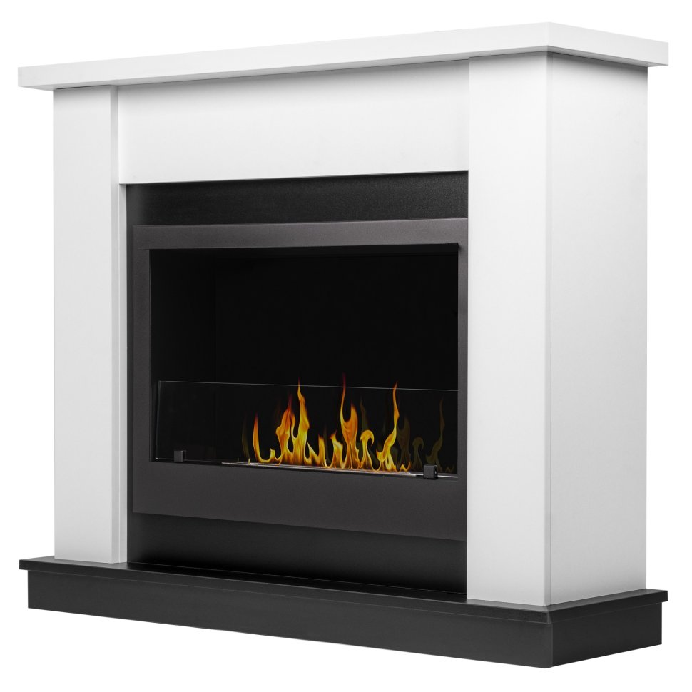 Биокамин Firelight BFP/P-1015 XS+Canto Long белый черный
