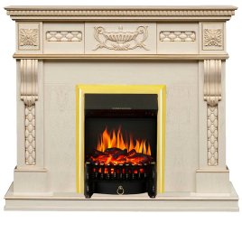Каминокомплект Royal Flame Corsica c очагом Fobos FX Brass