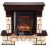 Каминокомплект Interflame Экстер темный дуб с очагом Fobos FX M Black